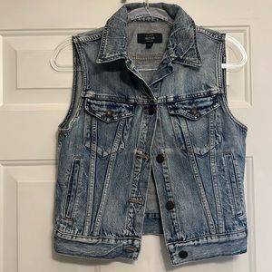 J.Crew denim vest in S. Great wash.